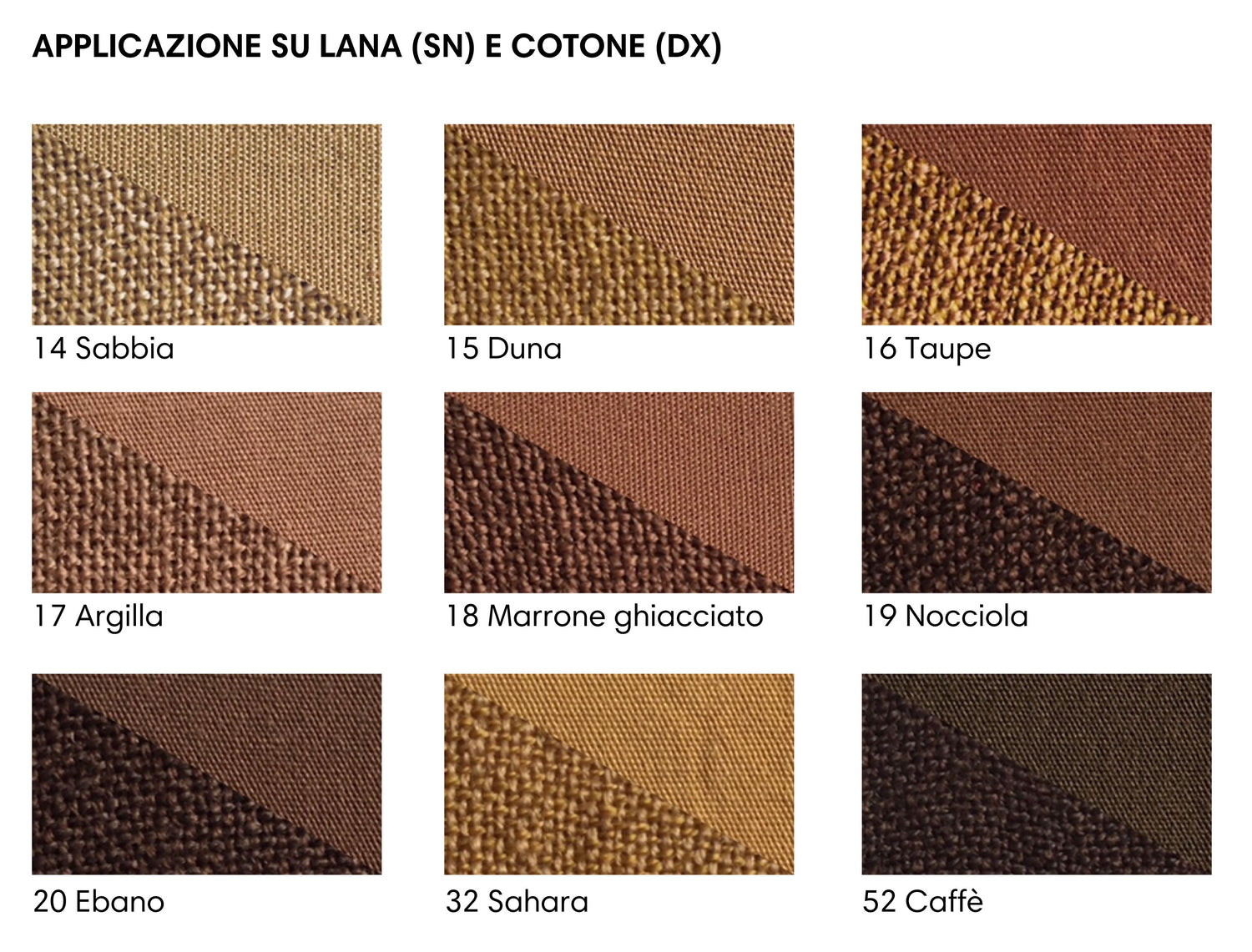 Liquid fabric dye - shades of Brown